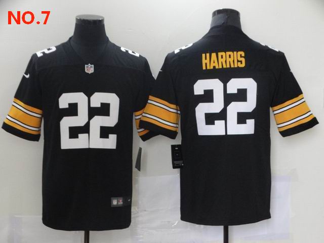 Men's Pittsburgh Steelers #22 Najee Harris Jersey NO.7;